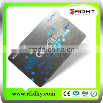Contact card and contactless dual frequency rfid card