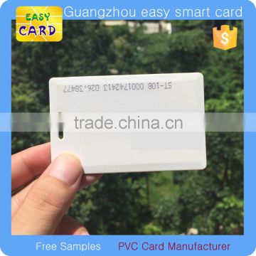 12.56khz/13.56MHz PVC RFID Smart NFC ID Card with Printing Data Writing