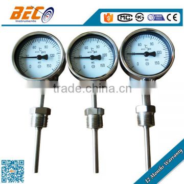 Widely use stainless steel industrial analog temperature gauge