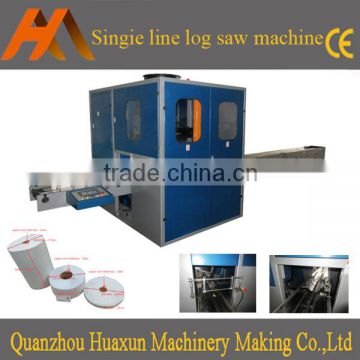 Single channel automatic log saw maxi toilet paper roll cutting machine