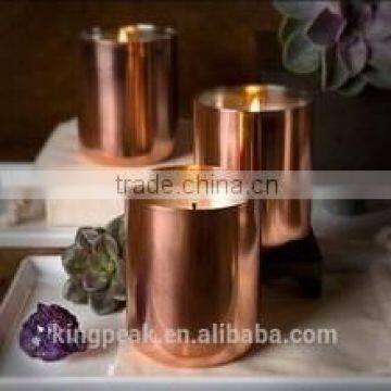 2015 New Product 13oz Mini copper candle container/Copper Candle Jar/christmas candle jars/Candle Holder