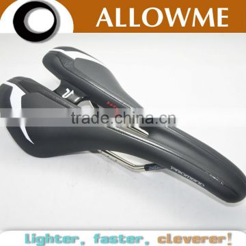 2014 high competitive spring leather bicycle saddle