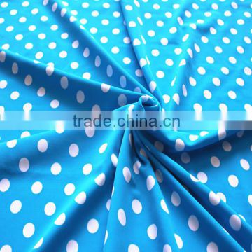 2014 wholasale New arrival 80%Nylon+20%Spandex polka dot printed swimwear fabric