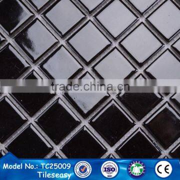 cheap ceramic black wall mosaic