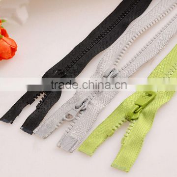 Custom Double Slider Plastic Zipper