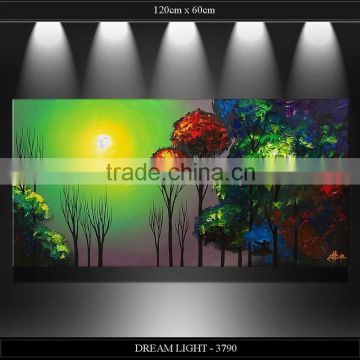 100% handpainted canvas art abstract acrylic painting designs xd-phoenix01584