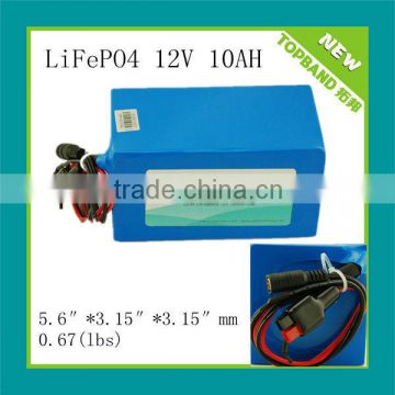 High quality lithium iron phosphate battery 12.8v 10ah China Supplier