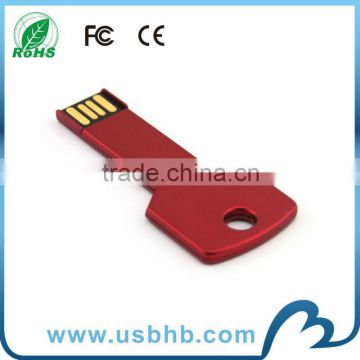 Hot selling promotional gifts for 2GB metal key usb 2.0 flash drive 1gb/2gb/4gb/8gb/16gb/32gb/64gb