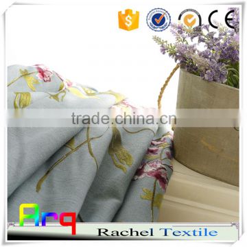 High class embroidered flower embroidery chinese style curtain fabric- classic Asian kind