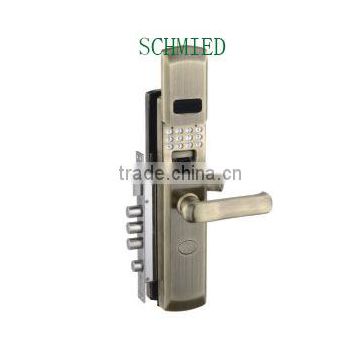 electronic lock finer print password stainless steel SS304 high quality Gold color BSN color