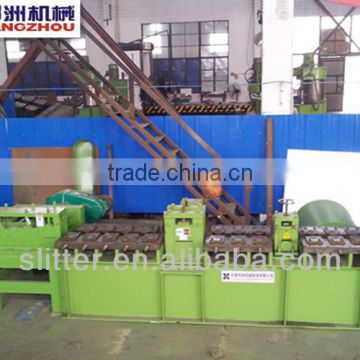 china steel flat bar straightening and cutting to length line machine