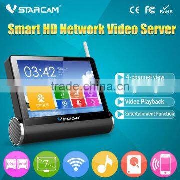 7inch touch screen HD Wifi NVS Hot New Products Real time record 7 inches touch screen home security alarm camera system