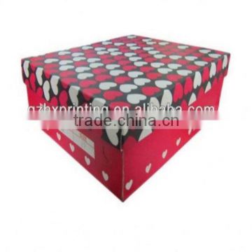 fancy paper shoes box with own logo & design