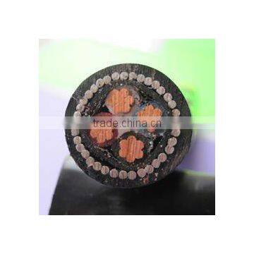 3*50+1*25mm2 XLPE insulated underground steel wire armored PVC sheathed power cable