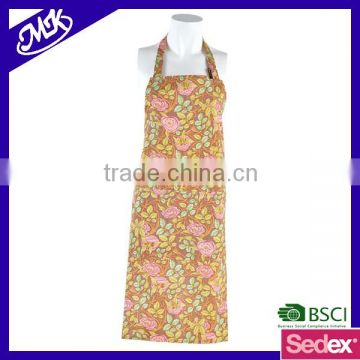 hot sale 100% cotton woman kitchen apron