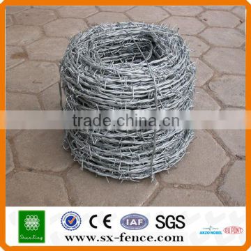 ISO,SGS,BV Anping shunxing factory high quality galvanized barbed wire