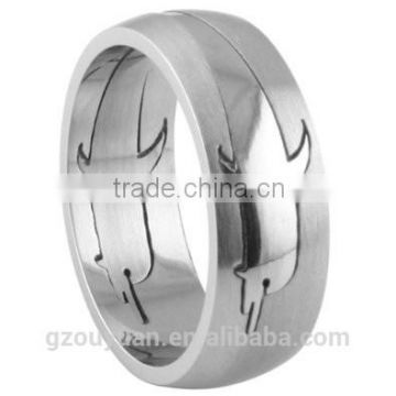 316L Stainless Steel Ring, Wholesale Stainess Steel Ring, Ainimal Ring, Dolphin Design Steel Ring