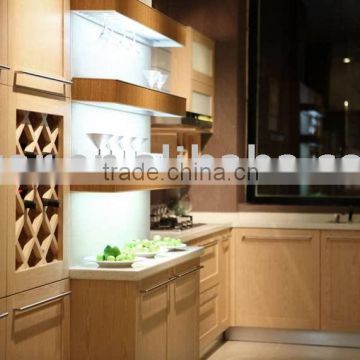 natural wood veneer manufacturing Kitchen Cabinet MGK1020