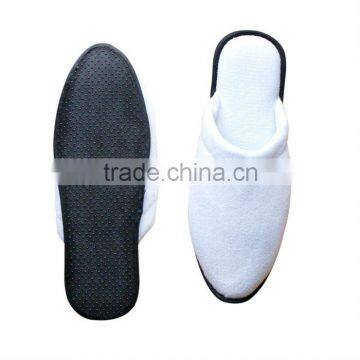 BlueVelour embroidery disposale washable slipper for 5star hotel