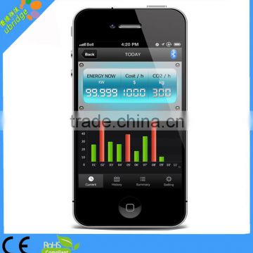 New trend energy monitor user your smart phone wireless monitor your energy consumption