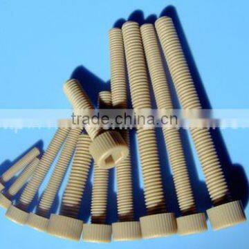 high temperature resistance and excellent mechanical properties plastic PEEK parts