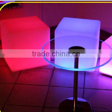 LED Plastic Stool Chair BCG-314C with Light Color Change