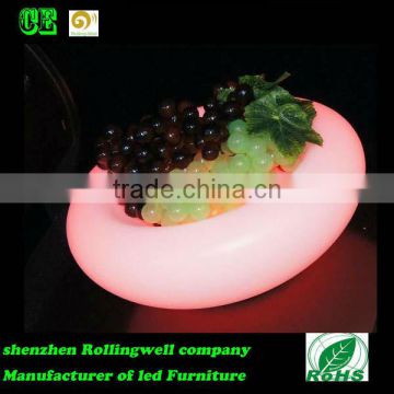 flashing LED fruit plate, LED fruit tray, LED fruit bowl
