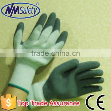 NMSAFETY heavy garden work use wrinkle latex with good anti slip work gloves