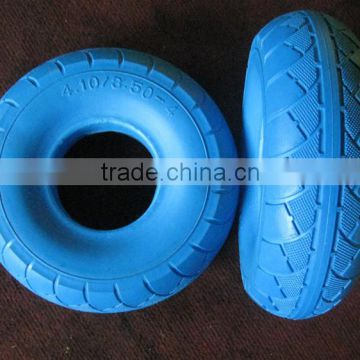 different loading solid PU wheel for hand trolley