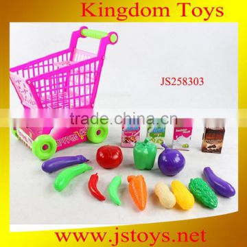 Hot selling kids plastic shopping cart from china