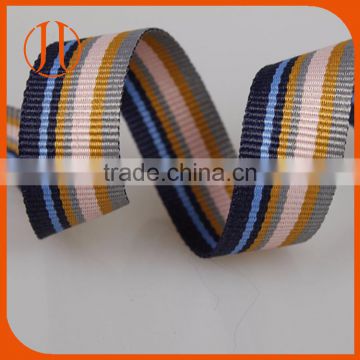 Mix color striped PP webbings