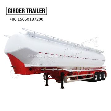 3 axles grain transport huge capacity silo bulk flour powder semi trailer