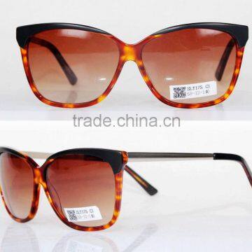 Acetate sunglasses with metal mixed in high level quality, CE/FDA