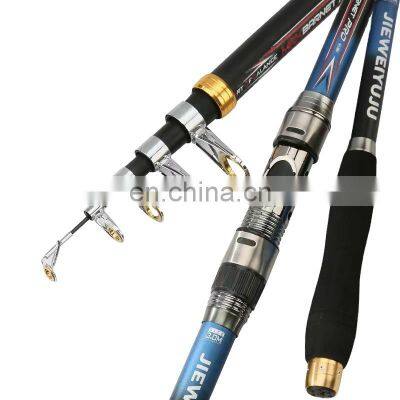 customized ca travel fishing rod fly fishing folding rod 30 yard  mh hard rod fishing