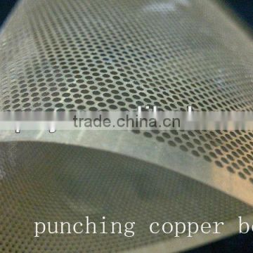Punching copper belt Small circular aperture