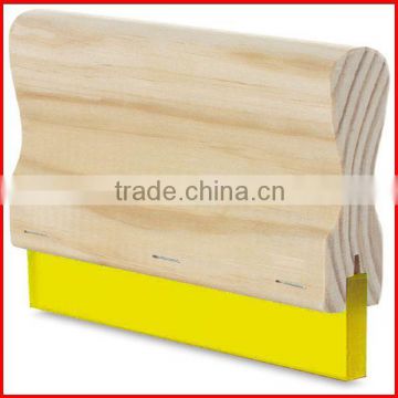 wooden handle screen print squeegee for offset screen printing machine