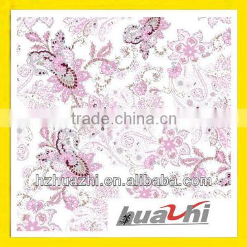 2014 new fashion 300T 100% polyester DTY Paisley printed fabric for dress, lining fabric