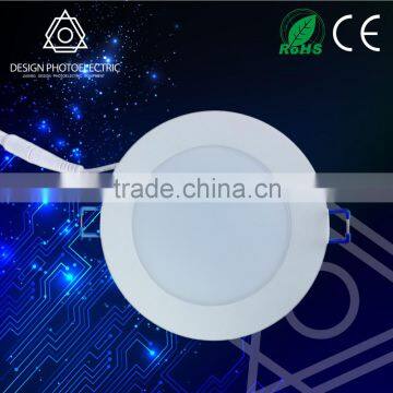 CE&RoHS Round SMD LED Panel Light 9W plastic round 3w led panel light