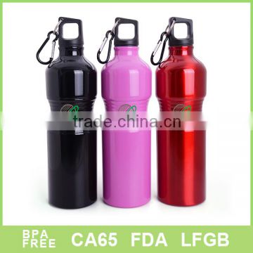 Colorful alminium water bottle