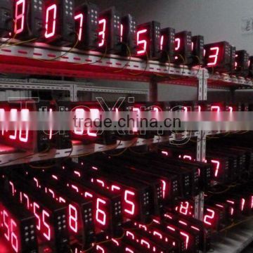 4 inch 6 digit LED digital wall clock