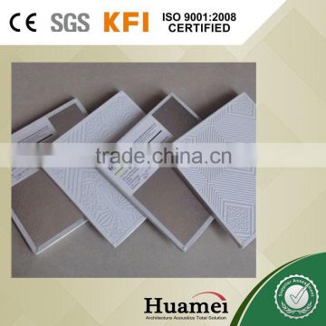 pvc plaster ceiling tiles/pvc laminated gypsum ceiling tiles size 600*600mm