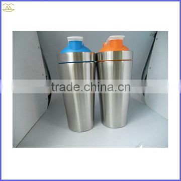 2016 Customized Printed Stainless Steel Protein Shaker With Clear Filter