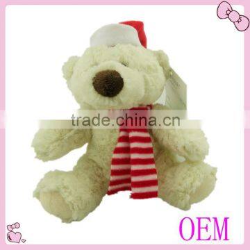 Hot selling plush polar bear singing christmas toys