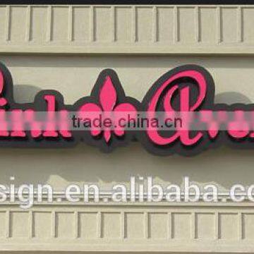 3d backlit channel letters , metal channel letter sign