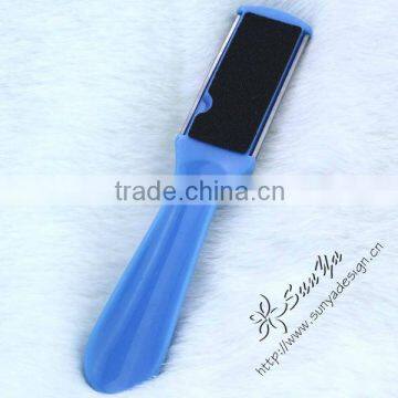 Plastic handle metal foot file