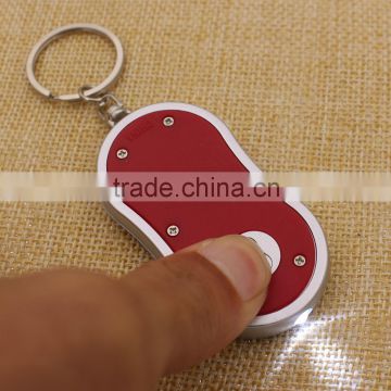 Promotion Custom Cheap Plastic LED Key chain