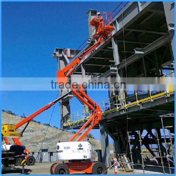 High quality boom lift work platform, high working frequency boom elevated work platform, CE approved mobile access platforms