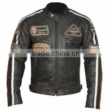 Motorcycle leather jacket