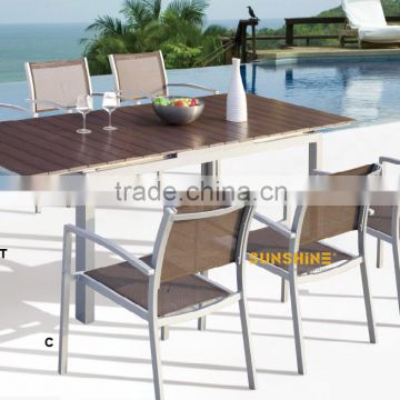 2015 hotsale WPC dining chair - garden wpc table sets