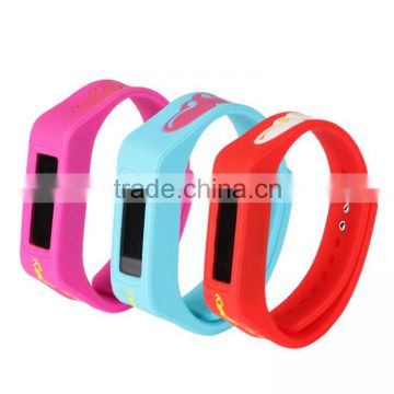 Fashion colorful silicone bluetooth smart bracelet